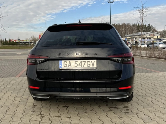 Skoda Superb cena 159900 przebieg: 44000, rok produkcji 2021 z Olsztyn małe 67